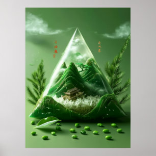 Póster Majestic Mountain Landscape Poster