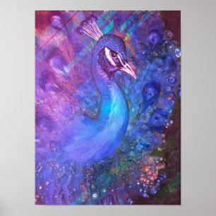 Póster Majestic Peacock Print