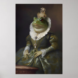 Póster Majestic Queen Frog poster