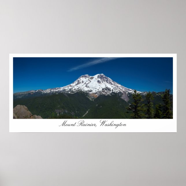 Póster Majestic Rainier Panorama (Frente)