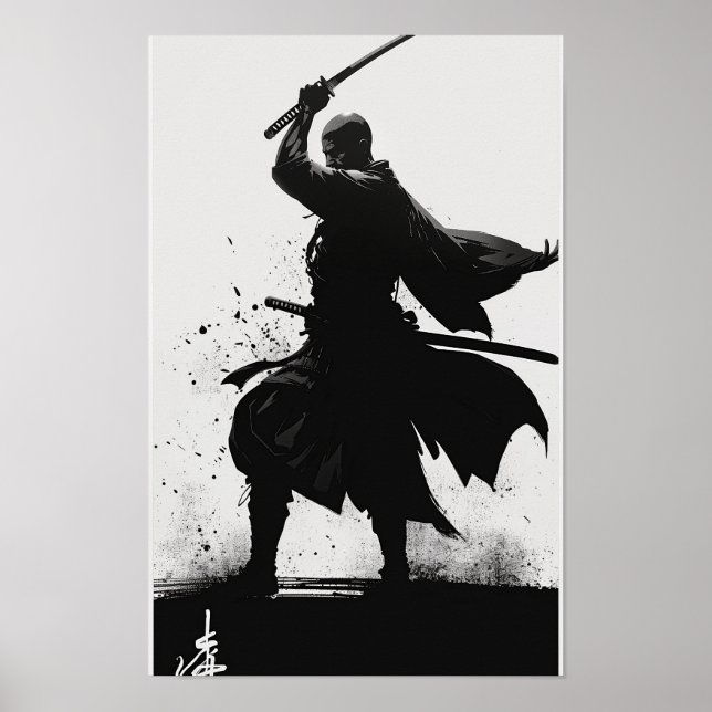 Póster Majestic Samurai Warrior Poster (Frente)