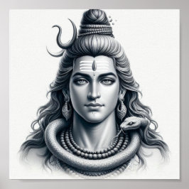 Póster Majestic Shiva - El Protector Cósmico