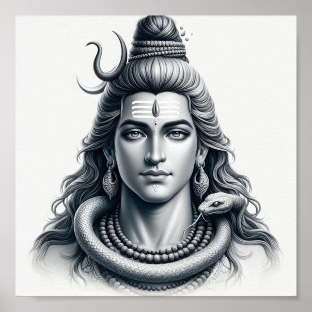 Póster Majestic Shiva - El Protector Cósmico (Frente)