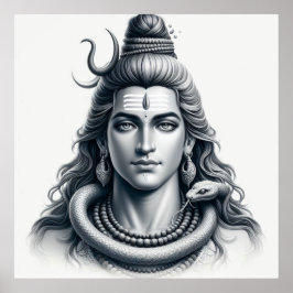 Póster Majestic Shiva - El Protector Cósmico