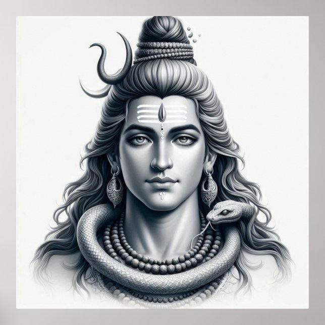 Póster Majestic Shiva - El Protector Cósmico (Frente)