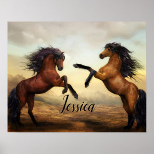 Póster Majestic Stallions