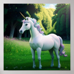 Póster Majestic Unicorn