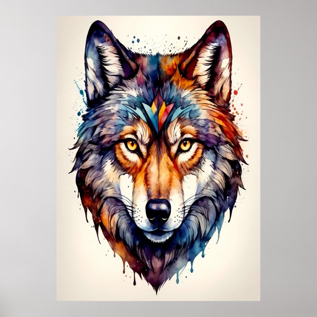 Póster Majestic Wolf (Frente)