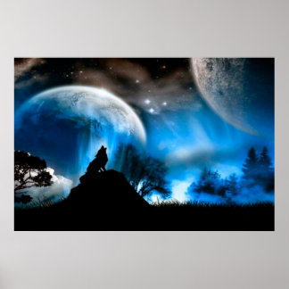 Póster Majestic Wolf Poster