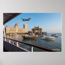 Póster Majestuosa Mumbai: Puerta de la India & Palacio Ta