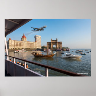Póster Majestuosa Mumbai: Puerta de la India & Palacio Ta