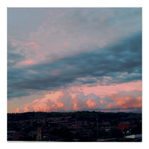 Póster Majestuosa puesta de sol en Gales