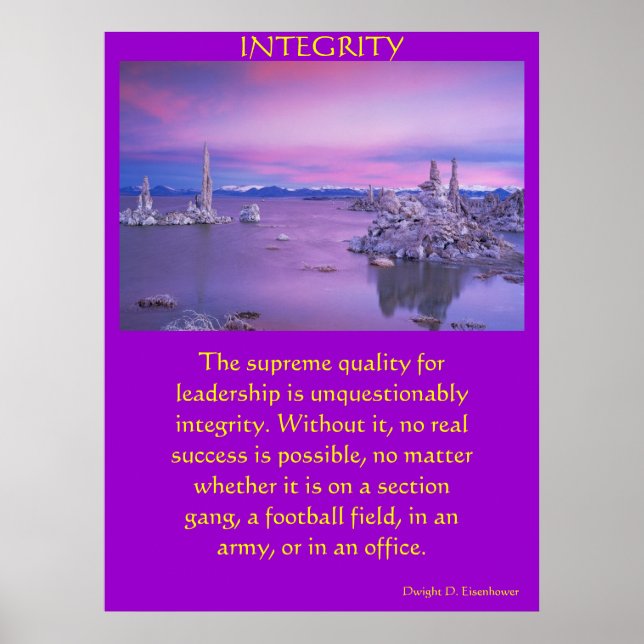 Póster majestuosa vista del cielo del océano con la roca  (Frente)