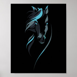 Póster Majestuoso Caballo Para Chicas En Viaje Y Me Encan