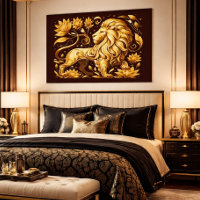 Majestuoso León de Oro