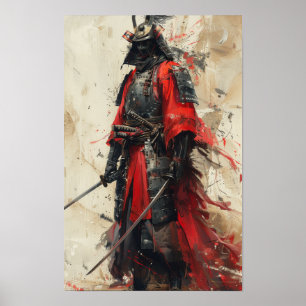 Póster Majestuoso Poster Samurai - Imagen completa de Var