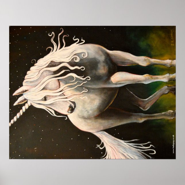 Póster Majesty the Unicorn. (Frente)