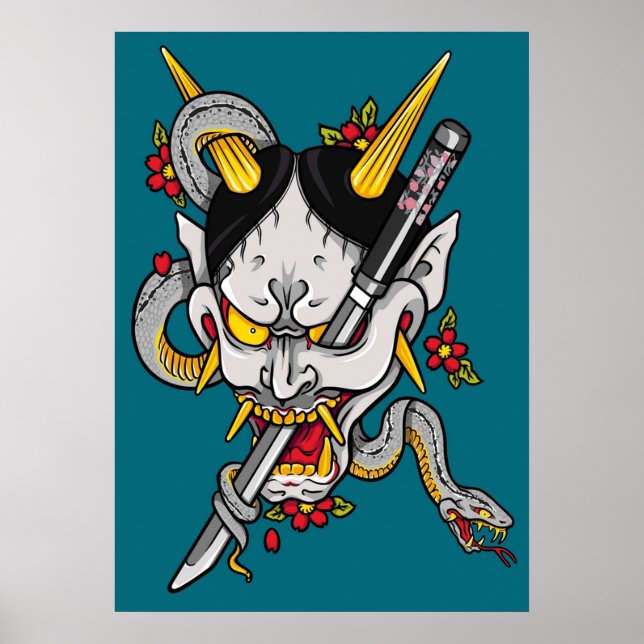Póster Majima Goro Hannya (Frente)