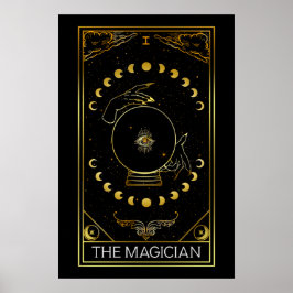 Póster Major Arcana The Magician Tarot Card 