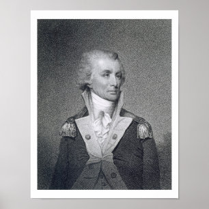 Póster Major General Thomas Sumter (1734-1832) engraved b