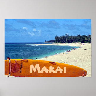 Póster Makai hacia el Poster del mar