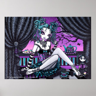 Póster "Makayla" Poster Fiesta de Té de Hadas Góticas