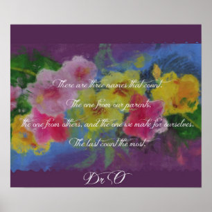 Póster Make a name for yourself!