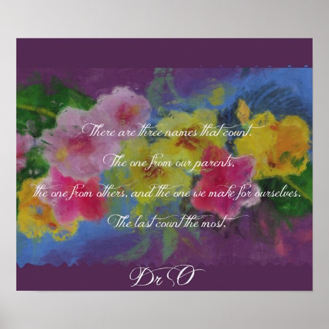 Póster Make a name for yourself! (Frente)