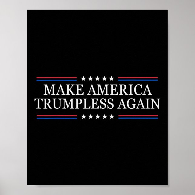 Póster Make America Trumpless Again Anti Trump  (Frente)