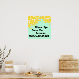 Póster Make Lemonade Poster