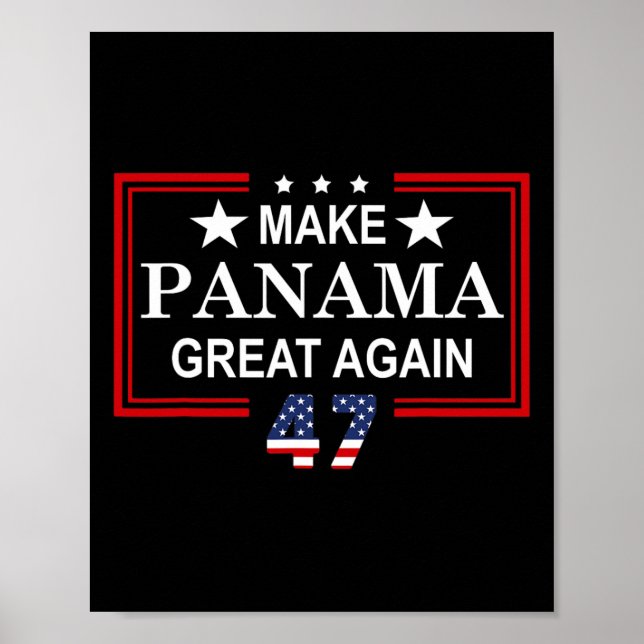 Póster Make Panama Great Again Flag  (Frente)