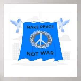 Póster Make Peace Not War
