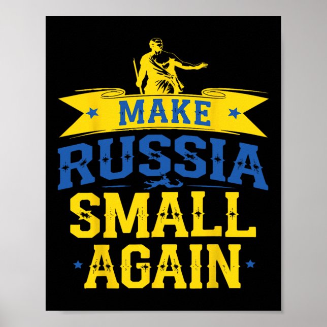 Póster Make Russia Small Again – Funny Ukraine-inspired S (Frente)