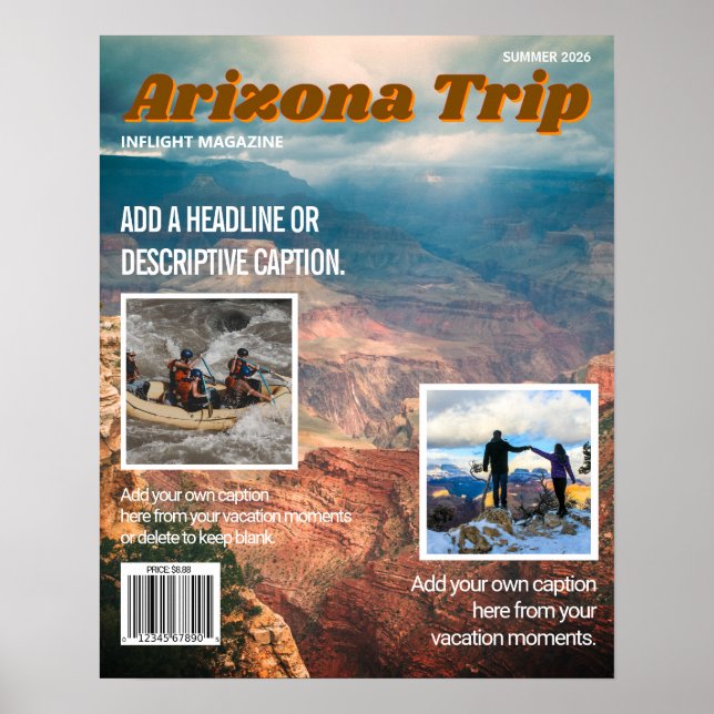 Póster Make Your Own Inflight Magazine Cover Poster (Frente)