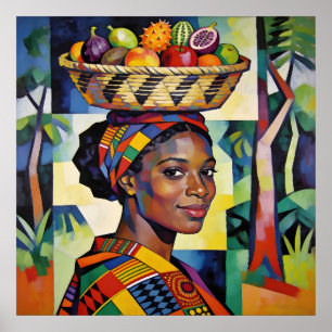 Póster “Makena” - Geometría de la Belleza - Historia Negr
