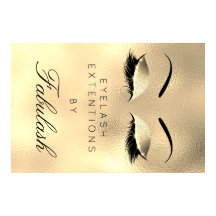 Makeup Beauty Salon Name Gold Luxury Eyebrows