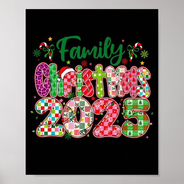 Póster Making Memories Together Xmas Pajamas Family Chris (Frente)