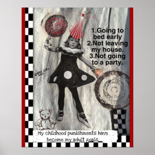 - POSTER mal chica Poster de arte