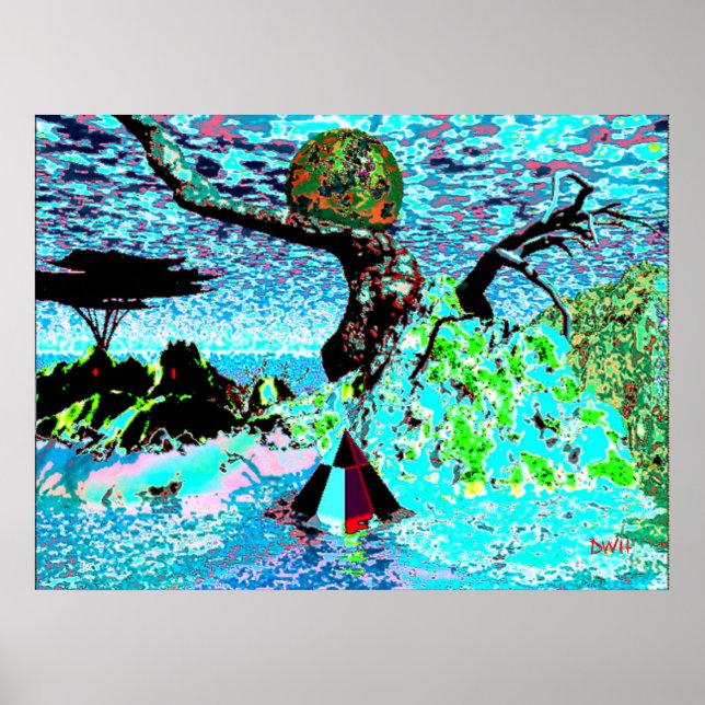 Póster mal viaje (Frente)