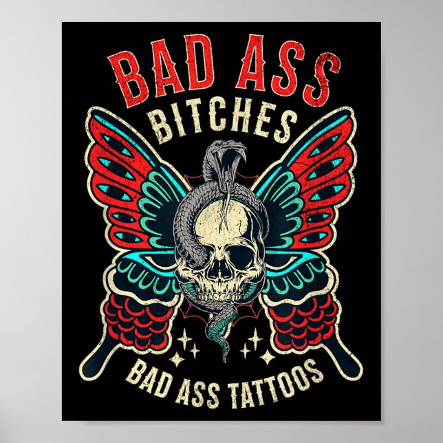 Póster Mala Es Tattooed: Las mujeres potencian el flash d (Frente)