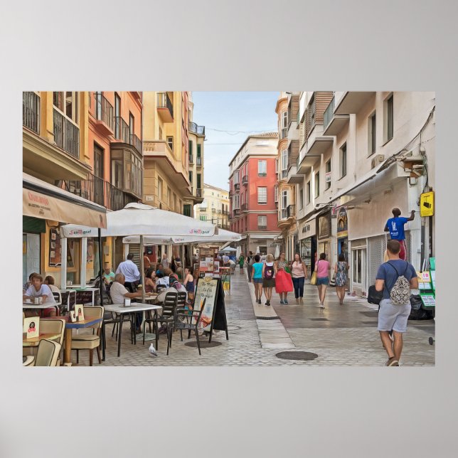 Póster Málaga. #23. (Frente)