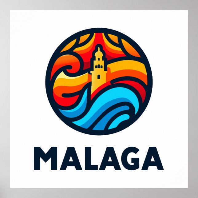 Póster Málaga 3 (Frente)