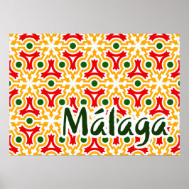 Póster Malaga street walls 1