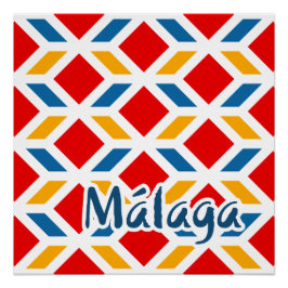 Póster Malaga street walls 2