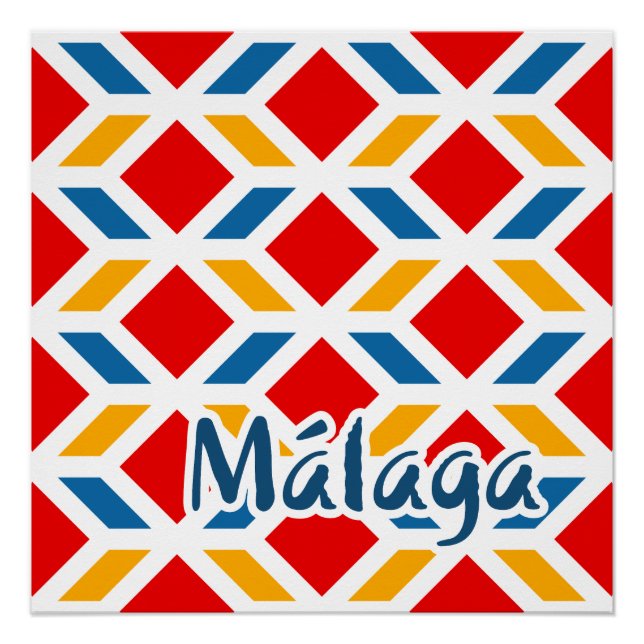 Póster Malaga street walls 2 (Anverso)