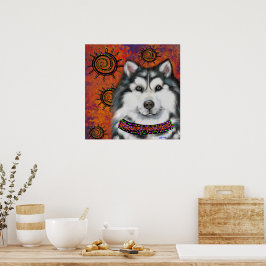 PÓSTER MALAMUTE DE ALASKA    