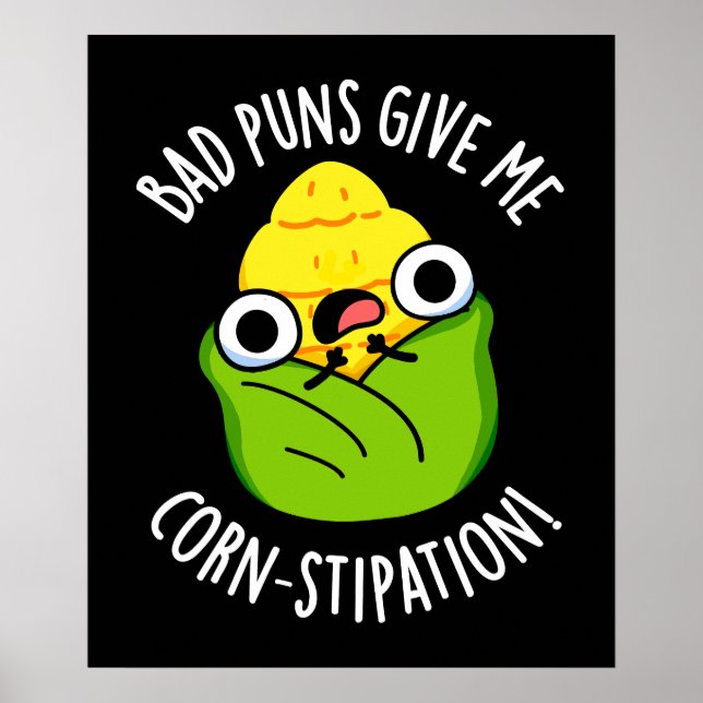 Póster Malas puntas me dan grano de maíz para estibar el  (Frente)