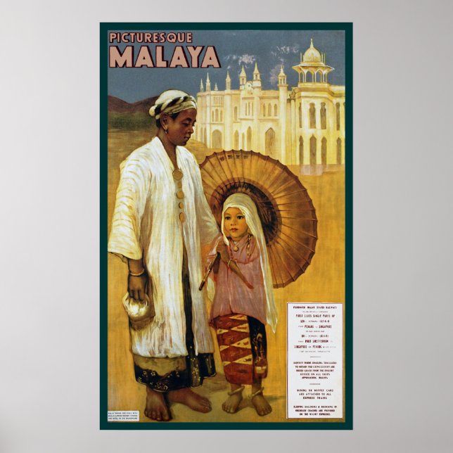 Póster Malaya pintoresca (Frente)