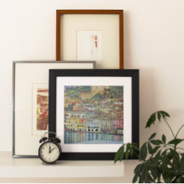 Póster Malcesine en el lago Garda por Gustav Klimt