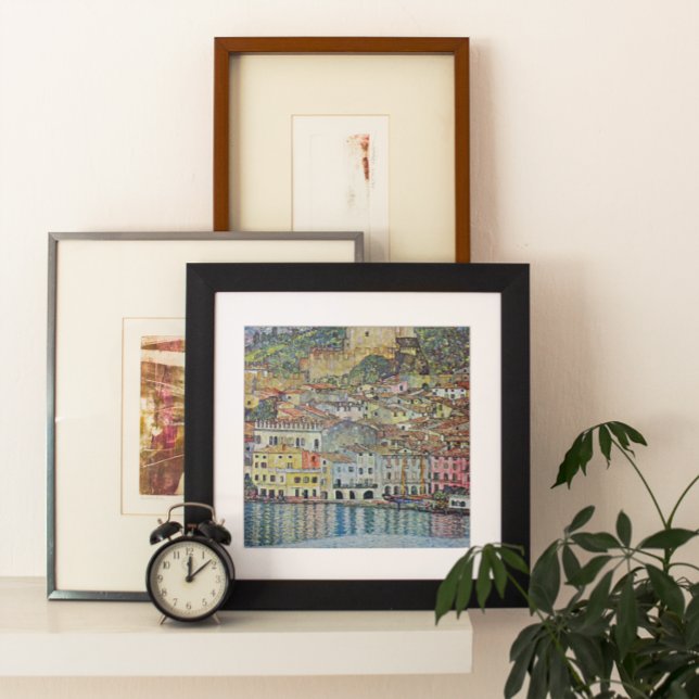 Póster Malcesine en el lago Garda por Gustav Klimt (Subido por el creador)